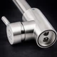 Смеситель кухонный Lidz Aria 015F2 Нержавейка, Nickel - изображение 6