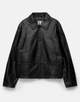 Чоловіча куртка зі штучної шкіри Pull&Bear 3716/563 S - зображення 6