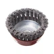 Щетка чашечная 100 мм М14 (пучки витой проволоки) INTERTOOL BT-2100 - изображение 3