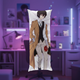 Подушка дакимакура Осаму Дадзай Osamu Dazai Бродячие псы литературные гении Bungou Stray Dogs 13х34 см - изображение 1