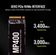 SSD накопитель 4 TB Corsair MP400 (CSSD-F4000GBMP400R2) - изображение 5