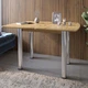 Обеденный стол раскладной LION Нота Дуб Артизан 60x90/90x120 (LION-041281) - изображение 1