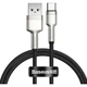 Кабель Baseus Cafule Series Metal Data Cable USB to Type-C 66W 1m Black (CAKF000101) - изображение 1