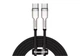 Кабель Baseus Cafule Series Metal Data Cable Type-C to Type-C 100W 1m Black (CATJK-C01) - изображение 1