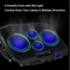 Охлаждающая подставка для ноутбука Laptop Cooler S18 диагональ 17.3" USB-порт - изображение 8