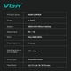 Профессиональная машинка для стрижки волос VGR V-640C аккумуляторная, керамические лезвия, 9000 об./минуту, LED дисплей Black - изображение 5