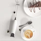 Электрический вспениватель молока Капучинатор Lecot 1501 Milk Frother Бело-чёрный - изображение 2