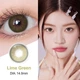Линзы цветные Magister без диоптрий зелёные Lime Green + контейнер для хранения - изображение 2