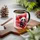 Керамическая чашка с дизайном "Панда" Черный - изображение 6