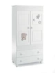 Дитячий шафа Azzurra Design Armadio Mars Bianco білий - зображення 1
