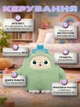 Интерактивная мягкая игрушка с искусственным интеллектом AI голосовое общение на украинском языке и 50+ языков LED глаза WiFi сказки и игры для детей зелёная - изображение 5