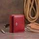 Компактний гаманець жіночий ST Leather 19257 Бордовий - зображення 7