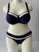 Купальник роздільний huit 8 Sunset Stripes 40/302 елегантний з шортиками мʼяка чашка на кісточках 80F/40 Синій (ZIK0000019451) - зображення 1