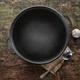 Казан 12л чавунний 40см узбецький WOK з кришкою сковородою чавунна вага 12кг - зображення 3