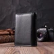 Гаманець для жінок із натуральної шкіри ST Leather 22501 Чорний - зображення 7