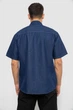 Сорочка чоловіча джинсова синій 129RT-16 AGER 4XL - зображення 4