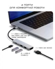 Адаптер Satechi 4-in-1 USB-C Slim Multiport Adapter 4K Space Grey - изображение 7
