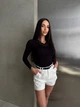 Жіночий лонгслів з мереживом Uaclothes 48-52 Чорний (like37351-177831361) - изображение 5