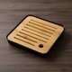 Чайный столик чабань Serving 20×20 см из бамбука и пластика (51086AB459A6) - изображение 5