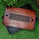 Чайна дошка чабань для церемонії із кераміки Black Frame коричневий 36×24 - зображення 5