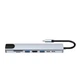 8 в 1 USB-C хаб адаптер Type-C 4K 30Hz конвертер Ethernet USB 3.0 USB C док-станція розгалужувач для ноутбука для Macbook Hub (UUSB3.0_to_HDTV) - зображення 6