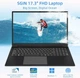 Ноутбук 17.3" SGIN M17 Intel Celeron J4105 RAM 4GB SSD 128GB Windows 11 (UKR) - изображение 5
