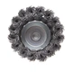 Щетка чашечная 75 мм для дрели, 1/4" (пучки витой проволоки) INTERTOOL BT-3075 - изображение 2