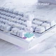 Магнітна ігрова клавіатура ATTACK SHARK X68 HE 8kHz Білий контур - зображення 4