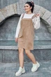 Жіночий сарафан plus size із замшевої діагоналі Seventeen XL Капучино (2000000154411) - зображення 4