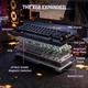 Магнітна ігрова клавіатура ATTACK SHARK X68 HE 8kHz Чорна - зображення 3