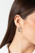 Сережки кільця FAMO SER-12755 Сріблястий * (SER-12755) - зображення 4
