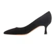 Туфлі човники жіночі Bravo Moda 0215/CZARNY ZAMSZ 38 Чорний - изображение 3
