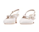Босоніжки жіночі Bravo Moda 0342/GWHITE SKORA 41 Білий - зображення 4