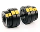Набор гантелей разборных Besport PowerPro 2х31 кг 62 кг ABS диски Гриф 30 мм 52 см 5 лет гарантии - изображение 4