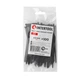 Хомут пластиковий 2,5*100 мм, (100 шт/уп.), чорний INTERTOOL TC-2511 - зображення 1