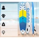 Надувна SUP дошка 300 см 2+1 сімейний комплект з аксесуарами, синій - изображение 1
