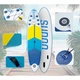 Надувна SUP дошка 300 см 2+1 сімейний комплект з аксесуарами, синій - изображение 4