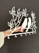 Вешалка для одежды и аксессуаров Птички, 7 крючков, ширина основания для крючков 80см, белый - изображение 2