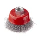 Щетка чашечная 65 мм М14 (витая проволока) INTERTOOL BT-1065 - изображение 1
