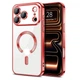 Чехол Fiji Chrome для Apple iPhone 17 Pro Max с MagSafe и защитой камер Red - изображение 1