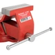 Тиски слесарные поворотные 100мм эконом INTERTOOL HT-0080 - изображение 5