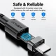 Кабель спіральний пружина Type-C на Type-C ACEFAST C14-03 spring charging data cable (1.2m, 60W, 3A, 480 Mbps). Black - зображення 8