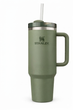 Термокружка Stanley Quencher H2.O FlowState™ Tumbler з трубочкою і ручкою 1.18 л Оливкова - изображение 1