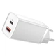 Сетевое зарядное устройство Baseus GaN2 Lite QC 65W USB-C | USB-A White (CCGAN2L-B02) - изображение 1