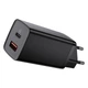 Мережевий зарядний пристрій Baseus GaN2 Lite QC 65W USB-C | USB-A Black (CCGAN2L-B01) - зображення 1