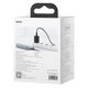 Мережевий зарядний пристрій Baseus Super Silicone PD 25W USB-C with USB-C to USB-C Cable 1m Black (TZCCSUP-L01) - зображення 6