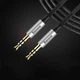 Кабель Baseus Yiven M30 Stereo AUX 3.5mm Male Mini Jack 1.5m Black/Silver (CAM30-CS1) - изображение 10