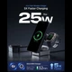 Беспроводная зарядка Spigen Essential 3in1 Magnetic 25W Qi2.2 Black with MagSafe (ACH10398) - изображение 7
