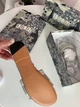 Женские шлепанцы Christian Slides White Grey, 38р 24см - изображение 4