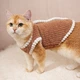 Флисовая кофта для котов (кошек) Зефир S Коричневый - изображение 6
